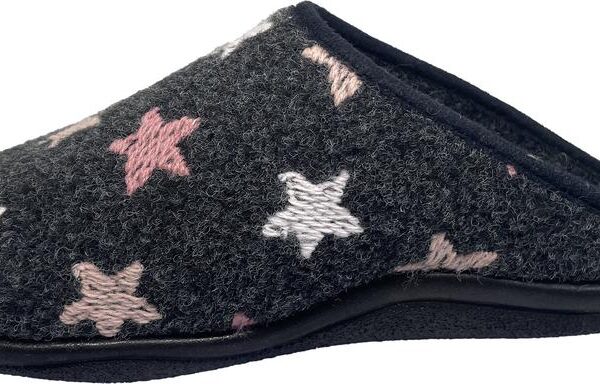 Mule Femme Zaturne Anthracite Airplum vue cote