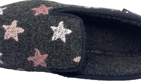 Chausson Femme Zodiac anthracite Airplum vue dessus